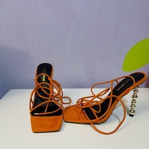 Fashion Nova: Witness This Greatness Heels| Color: orange